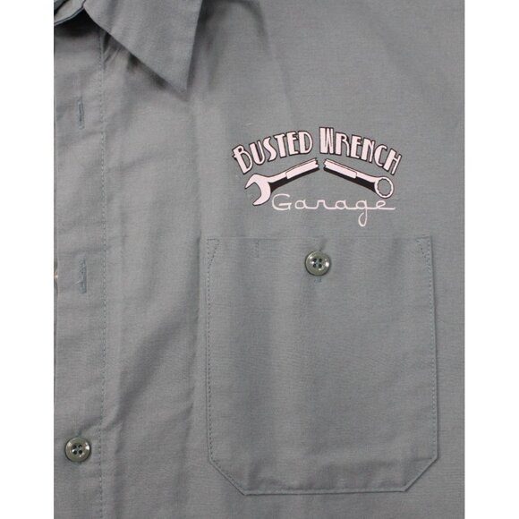 Busted Wrench Garage UniWeave 4XL Short Sleeve Work Shirt - Picture 2 of 8